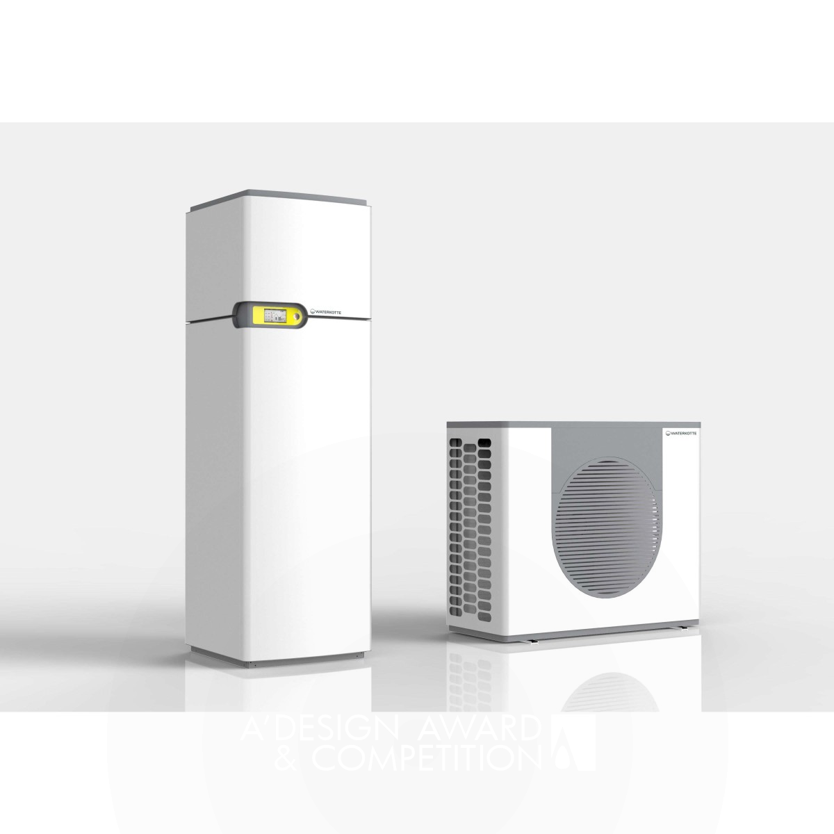 EcoTouch Ai1 Air Heat pump by Industrialpartners GmbH Silver Home Appliances Design Award Winner 2014 