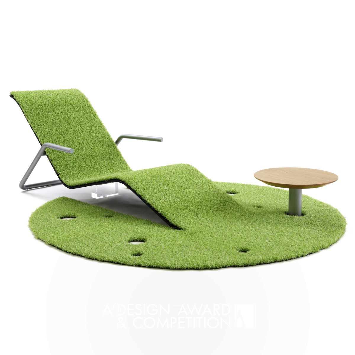 Turf Rug Lounger Lounge chair by Masuo Fujimura Silver Furniture Design Award Winner 2014 