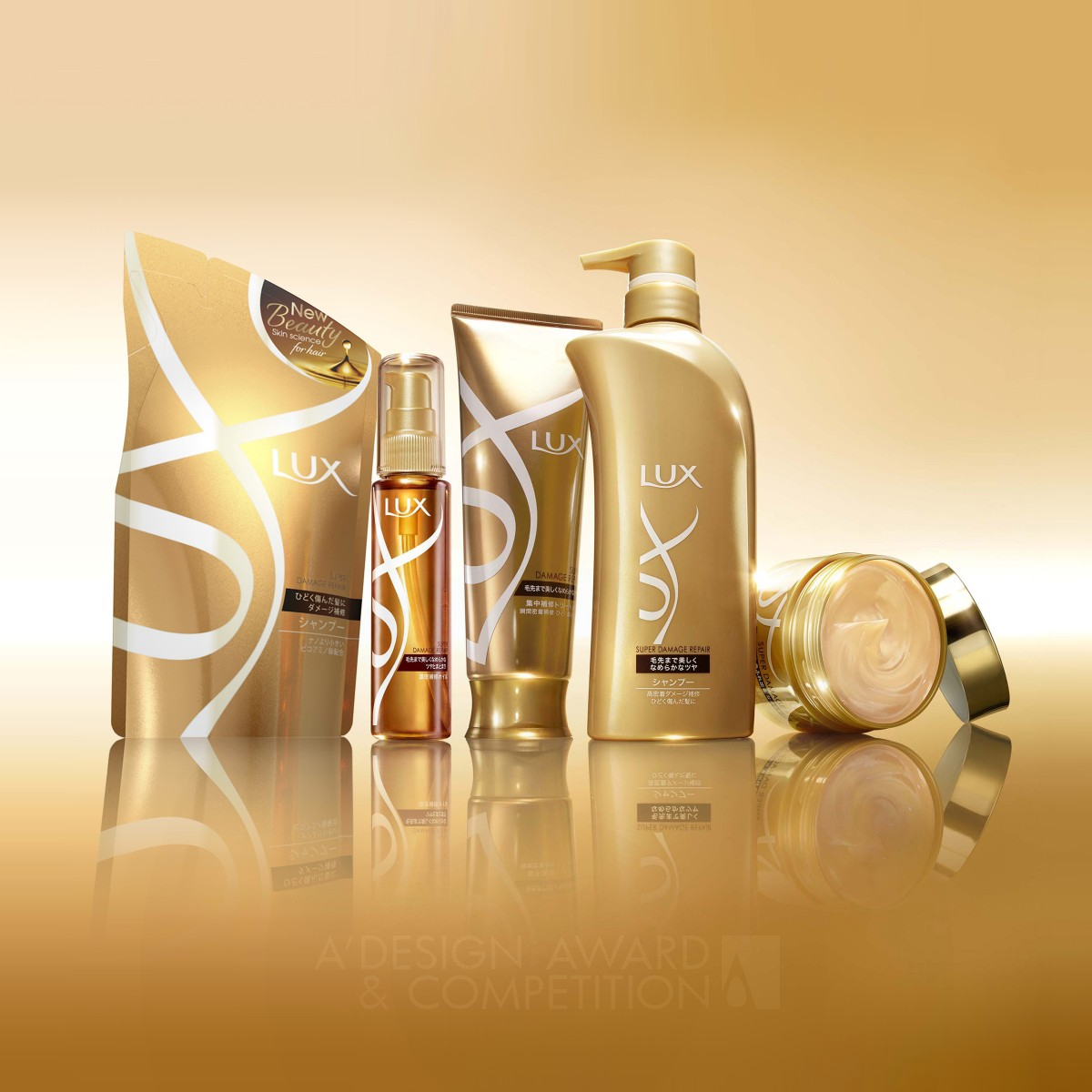 Lux re-launch Haircare range by JDO Brand Design & Innovation Silver Packaging Design Award Winner 2014 