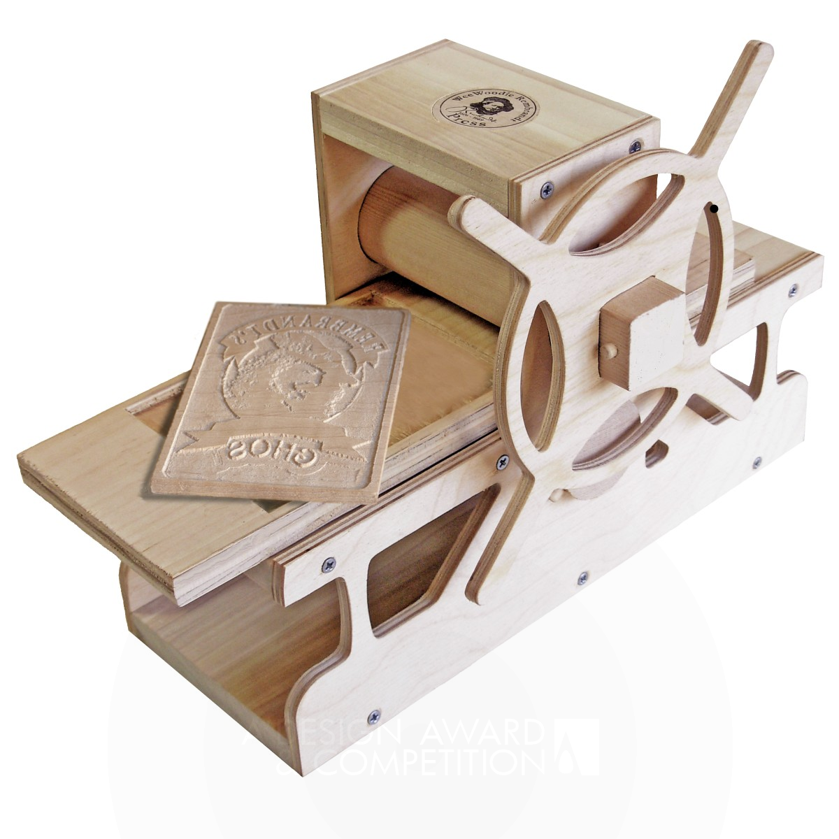 DIY Rembrandt Press Printing Press by Bill Ritchie Silver Toys, Games and Hobby Products Design Award Winner 2014 