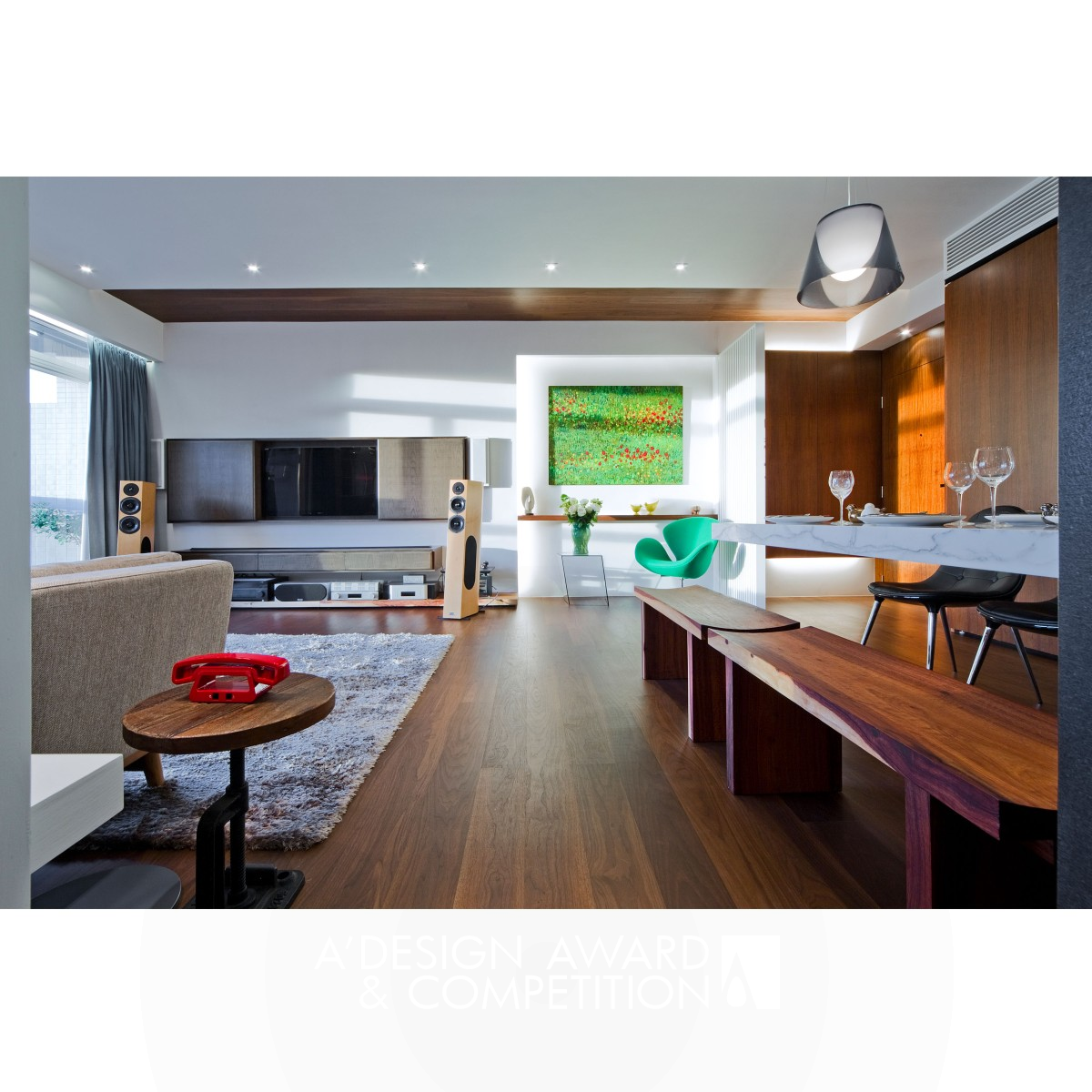 Hatton Place Residential Apartment by Regina Kwok Bronze Interior Space and Exhibition Design Award Winner 2014 