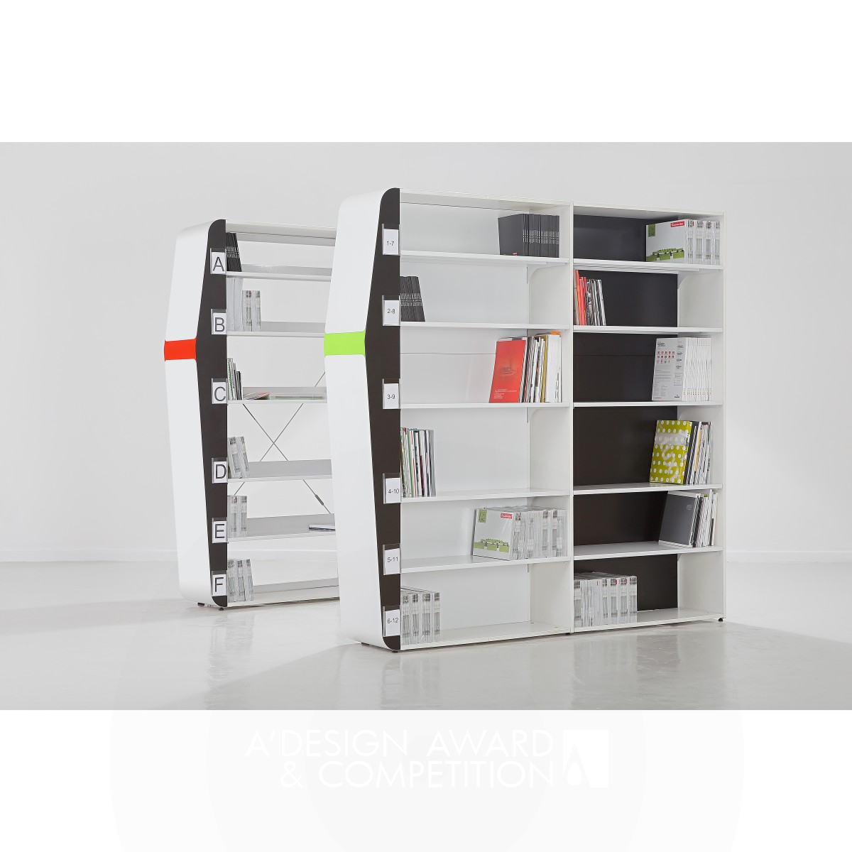 Guide Library System, Book Rack by Suman Swarup Prusty Bronze Furniture Design Award Winner 2014 