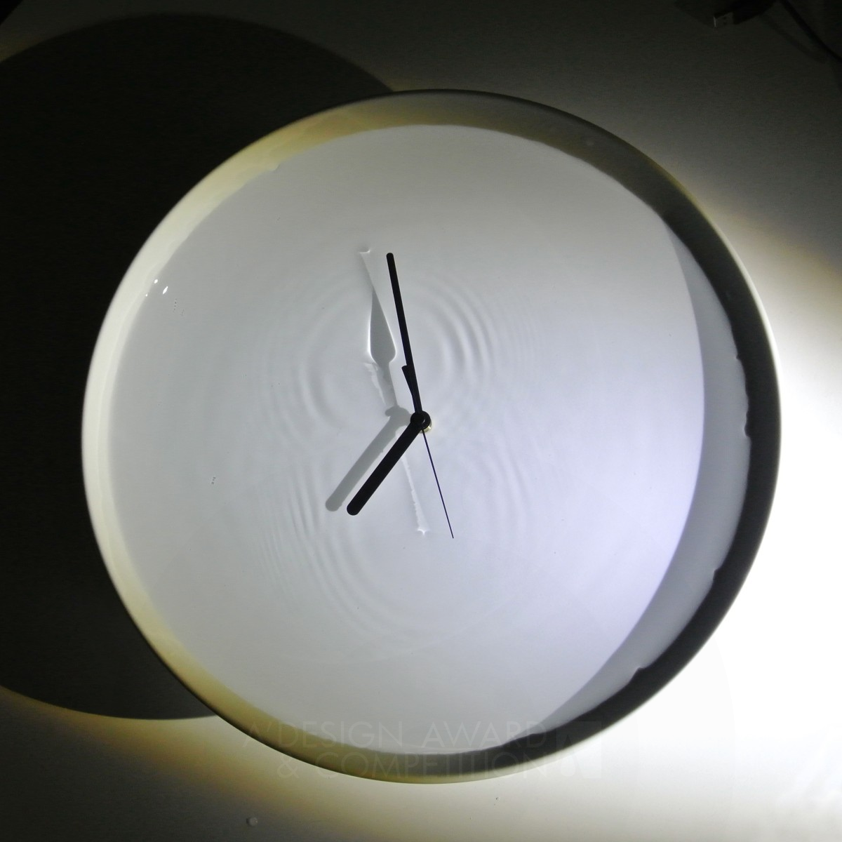 Hamon Clock by Kensho Miyoshi Bronze Furniture Design Award Winner 2014 