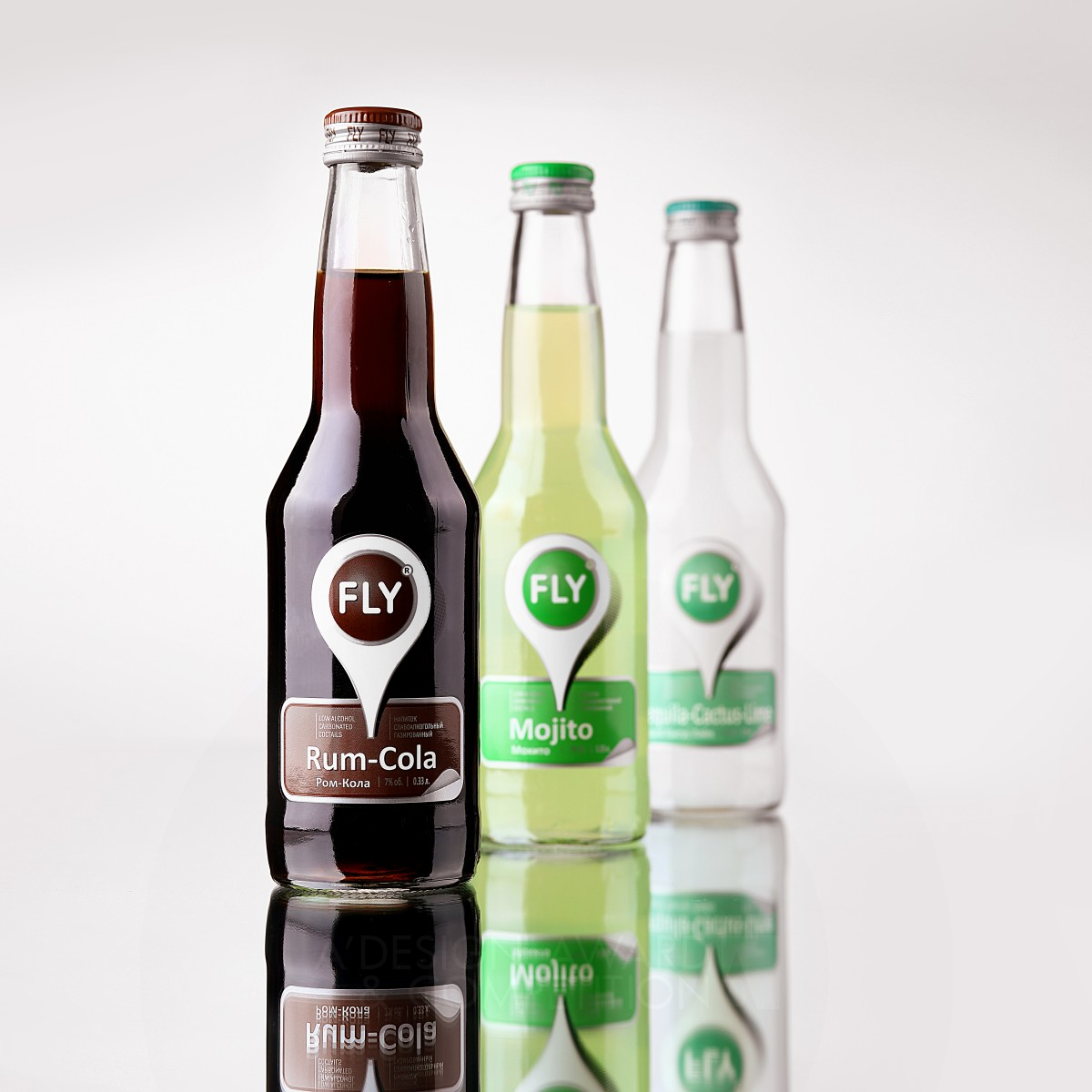 Fly Light alcoholic beverages by Valerii Sumilov Silver Food, Beverage and Culinary Arts Design Award Winner 2014 