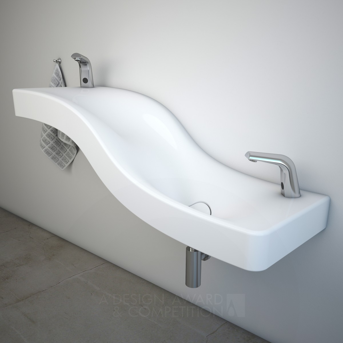 Serel Wave Washbasin  Washbasin by Serel Design Team Golden Bathroom Furniture and Sanitary Ware Design Award Winner 2014 