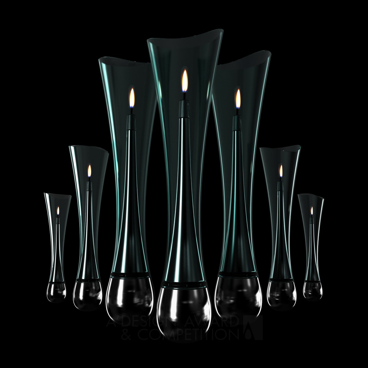 Tumbler Lamp by Hakan Gürsu Bronze Fine Arts and Art Installation Design Award Winner 2014 