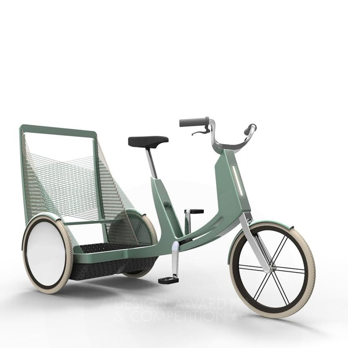 Lecomotion Nested urban E-trike by Natacha Lesty Silver Vehicle, Mobility and Transportation Design Award Winner 2014 