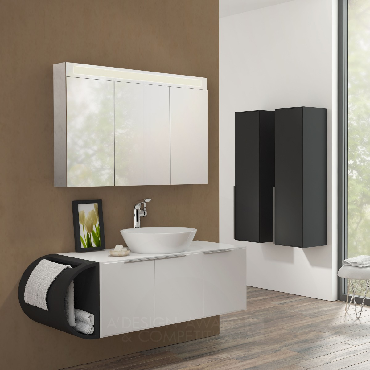 Soluzione Bathroom Furniture by Sevil Acar (industrial product designer) Iron Bathroom Furniture and Sanitary Ware Design Award Winner 2014 