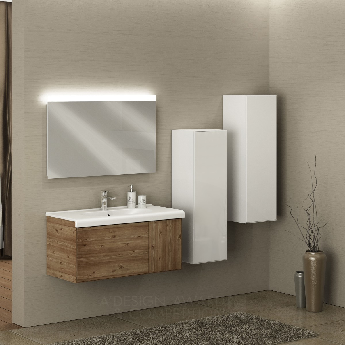 Sentimenti Bathroom Furniture by Sevil Acar (industrial product designer) Iron Bathroom Furniture and Sanitary Ware Design Award Winner 2014 