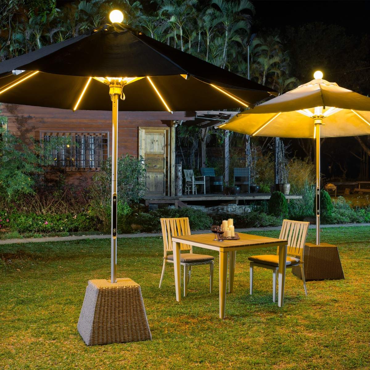 NI  LED Parasol by Mr. Terry Chow and Excellent-Group team Bronze Furniture Design Award Winner 2014 