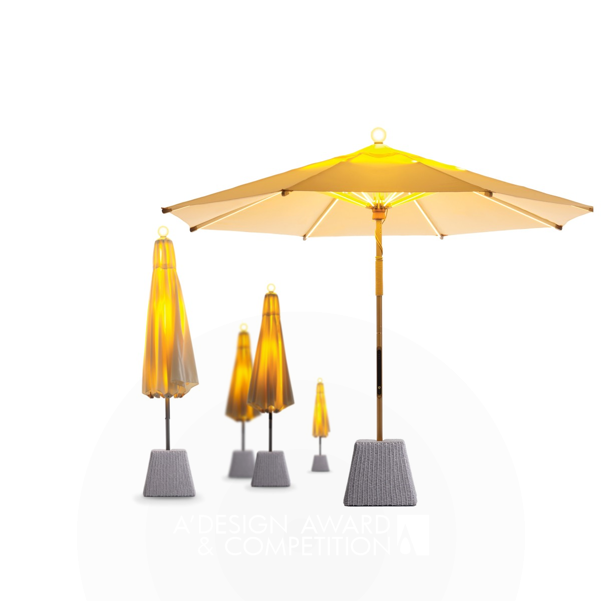 NI LED Parasol by Mr. Terry Chow and Excellent-Group team Silver Lighting Products and Fixtures Design Award Winner 2014 