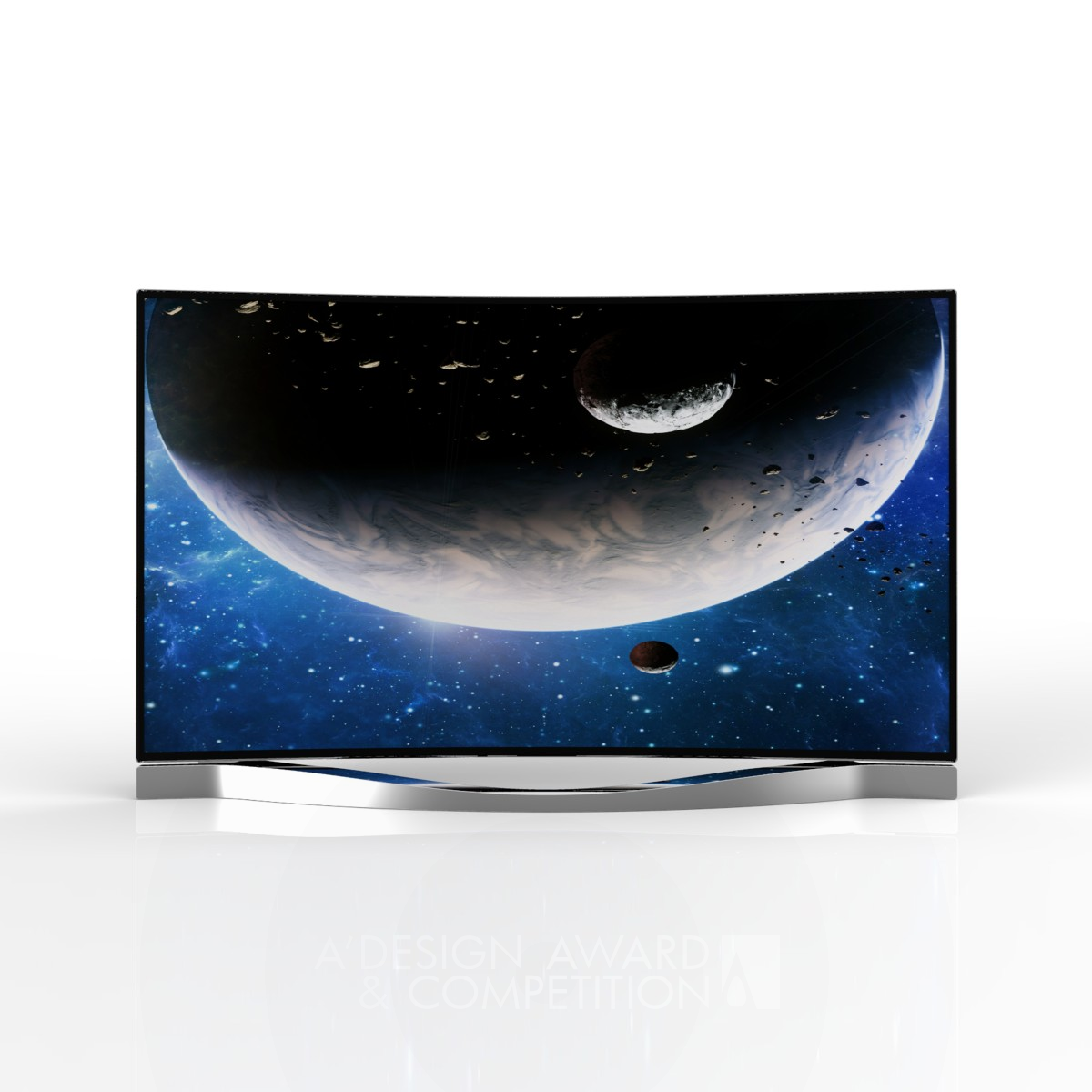 La Courbe Curved LED TV Curved LED TV by Vestel ID Team Golden Digital and Electronic Device Design Award Winner 2014 