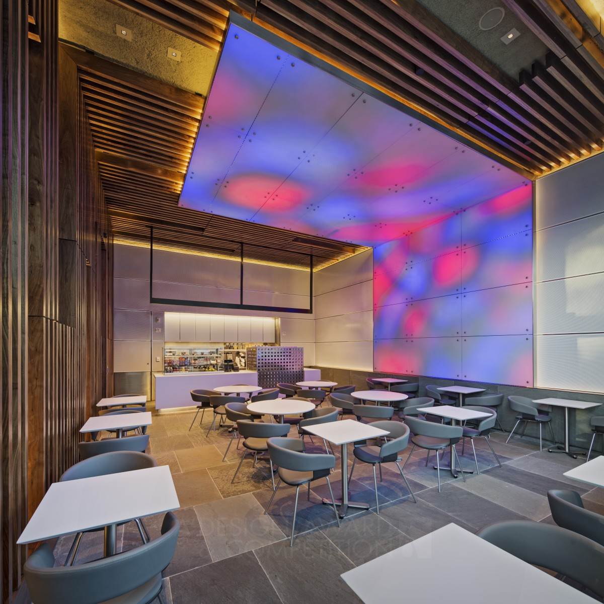 Ground Cafe at Yale University University Cafe by Bentel and Bentel Architects/Planners Silver Interior Space and Exhibition Design Award Winner 2014 