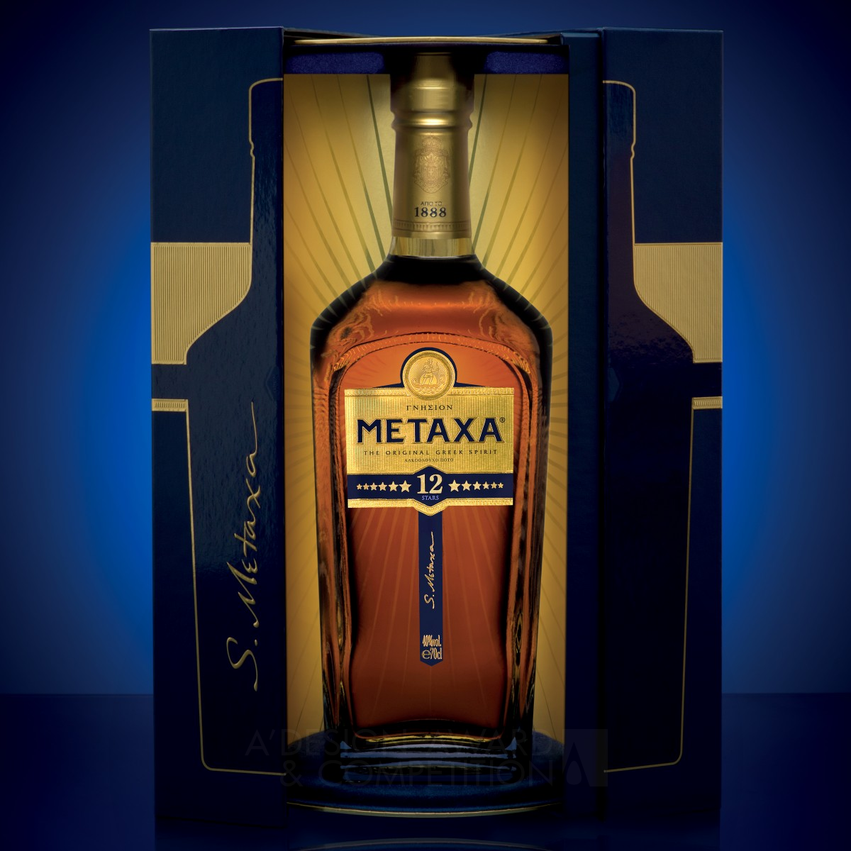 METAXA 12 STARS DISPLAY GIFTBOX Display Giftbox by The House of Metaxa Bronze Packaging Design Award Winner 2014 