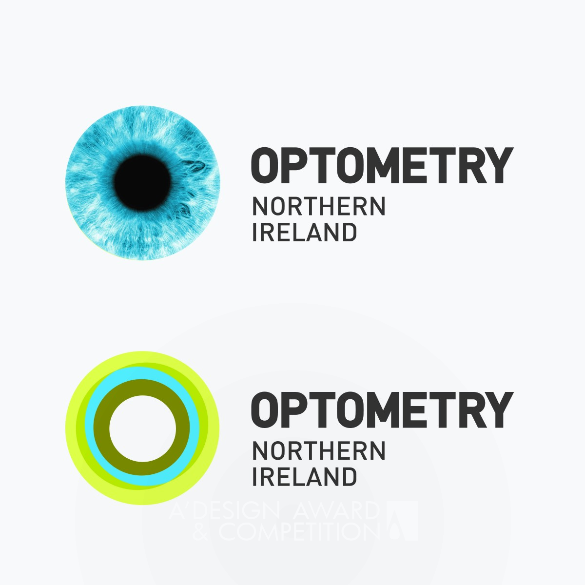 Optometry NI  Brand Identity and Visual Communications by Creative Media Team Iron Graphics, Illustration and Visual Communication Design Award Winner 2014 