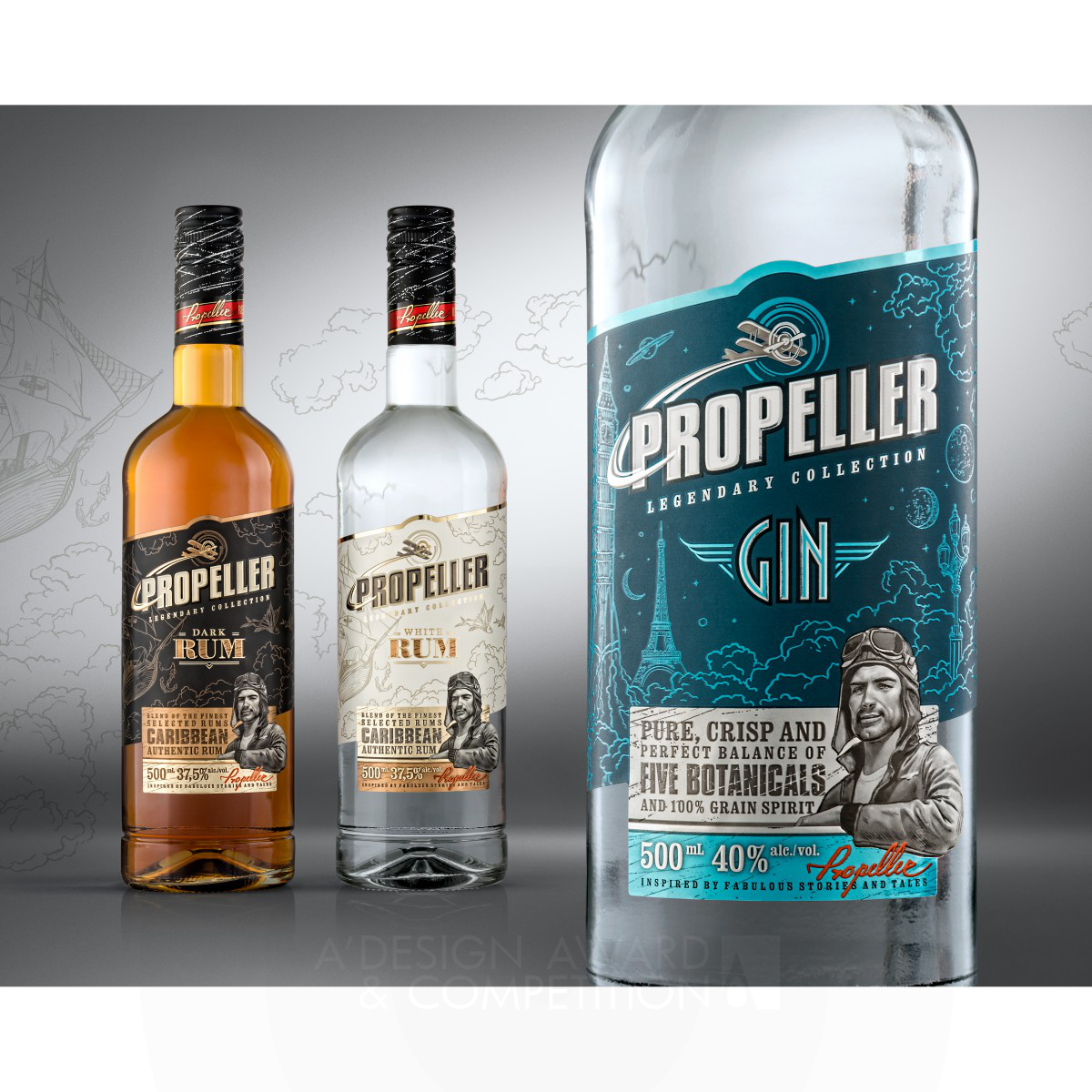 Propeller Labels by Studija Creata Golden Packaging Design Award Winner 2014 