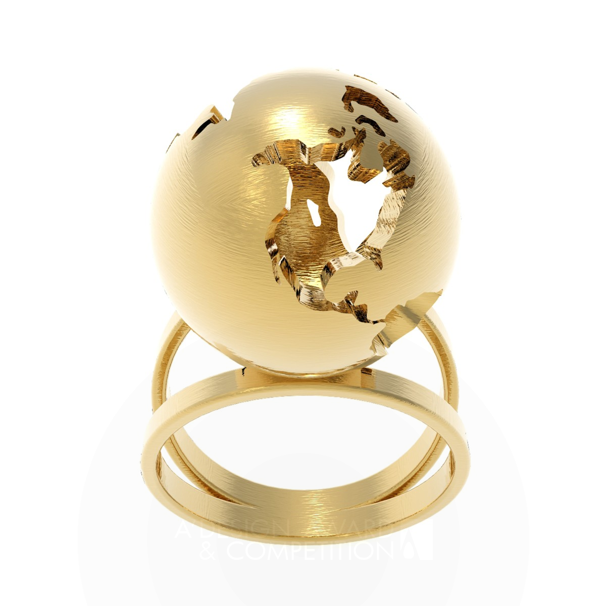 Globe Ring, Artelier by Cristina Ramella Ring  by Cristina Ramella Iron Jewelry Design Award Winner 2015 