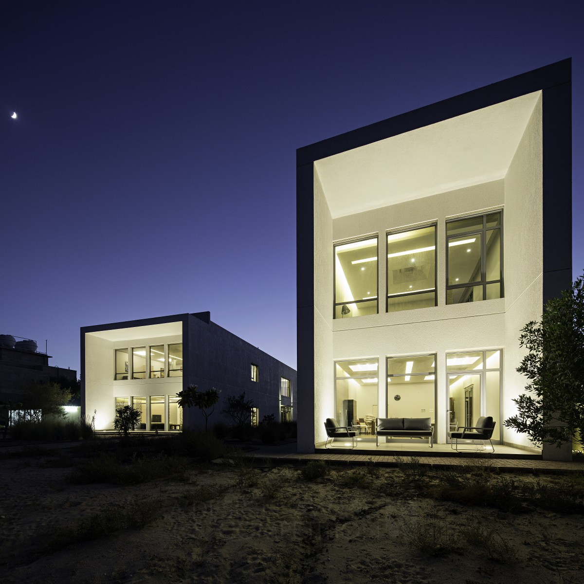 The six Residential House by Fahad Alhumaidi Bronze Architecture, Building and Structure Design Award Winner 2015 