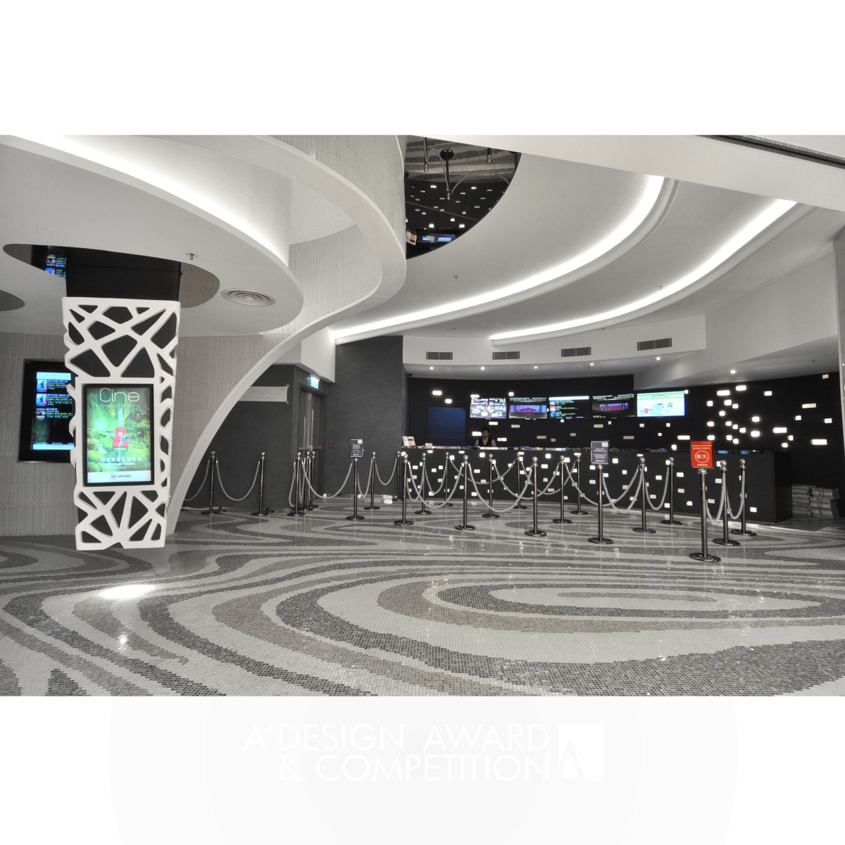 Cine Grand Century Movie theater by Sara Wing Che Lee Iron Interior Space and Exhibition Design Award Winner 2015 