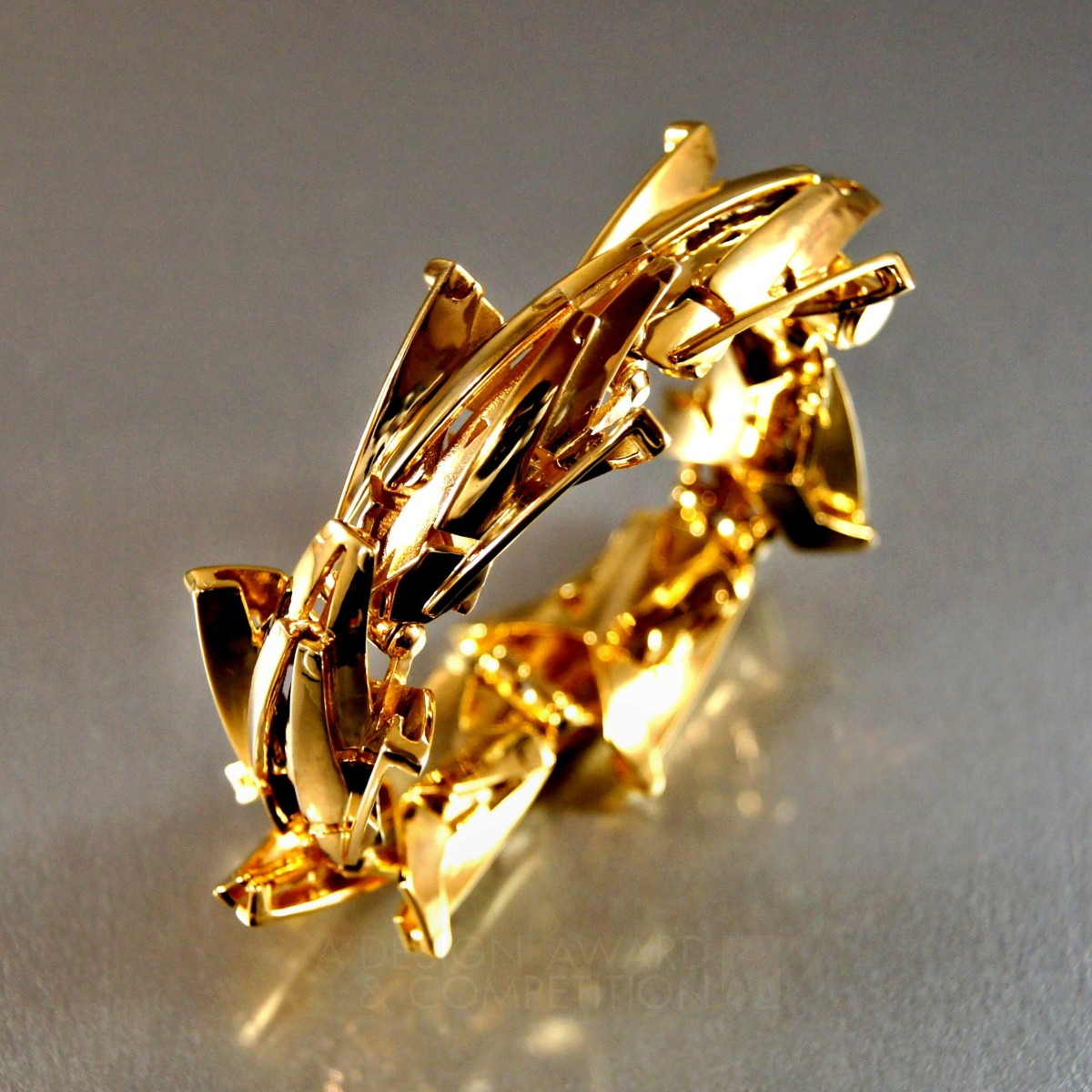 Crustacean Bracelet  by Jimin Jung Bronze Jewelry Design Award Winner 2015 