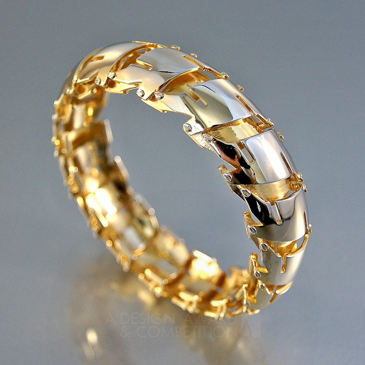 Bond Bangle  by Jimin Jung Golden Jewelry Design Award Winner 2015 