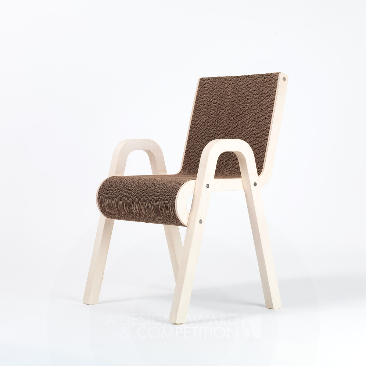 Less Sustainable chair by Giorgio Caporaso Silver Sustainable Products, Projects and Green Design Award Winner 2015 