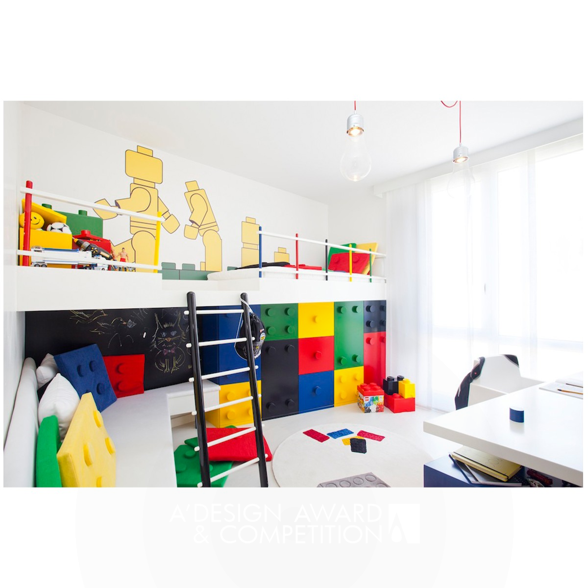 Connected Box Kids Room by Pebbledesign Bronze Interior Space and Exhibition Design Award Winner 2015 