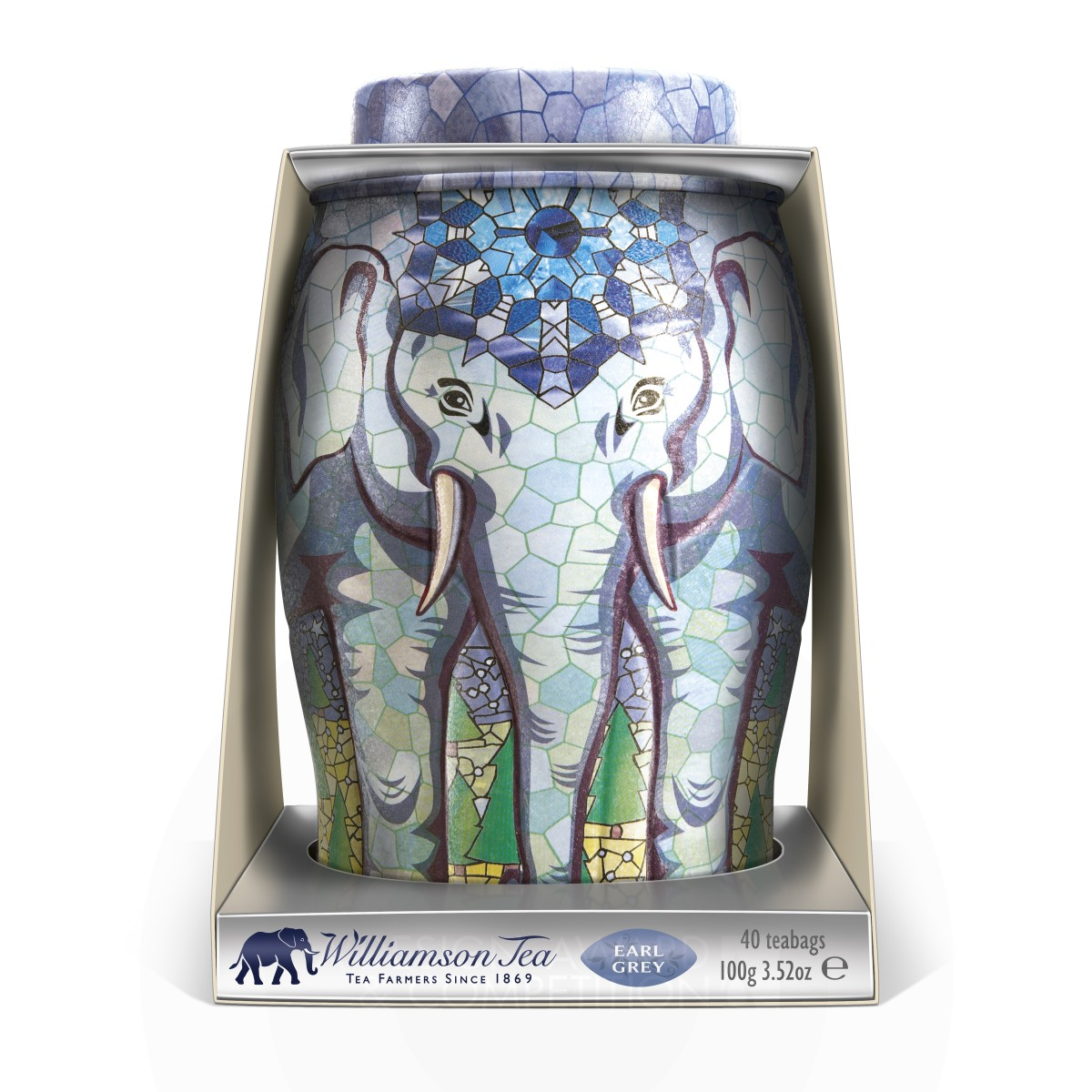 Williamson Tea Elephant Caddies Packaging by Springetts Brand Design Consultants Platinum Packaging Design Award Winner 2015 