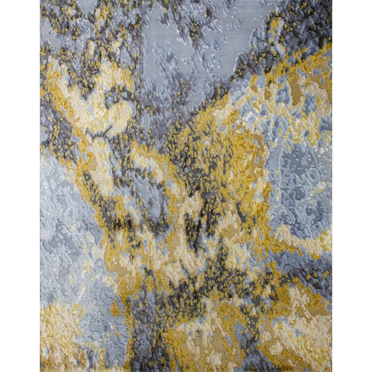  Reflections  Handknotted Rug by K.Michelle Evans Silver Furniture Design Award Winner 2015 