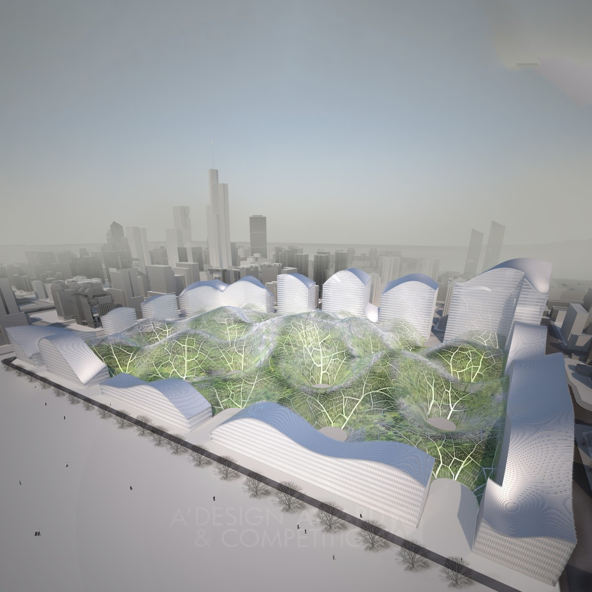 Bubbles Biodiversity Park by Rajat Sodhi and Christoph Klemmt Silver Urban Planning and Urban Design Award Winner 2015 