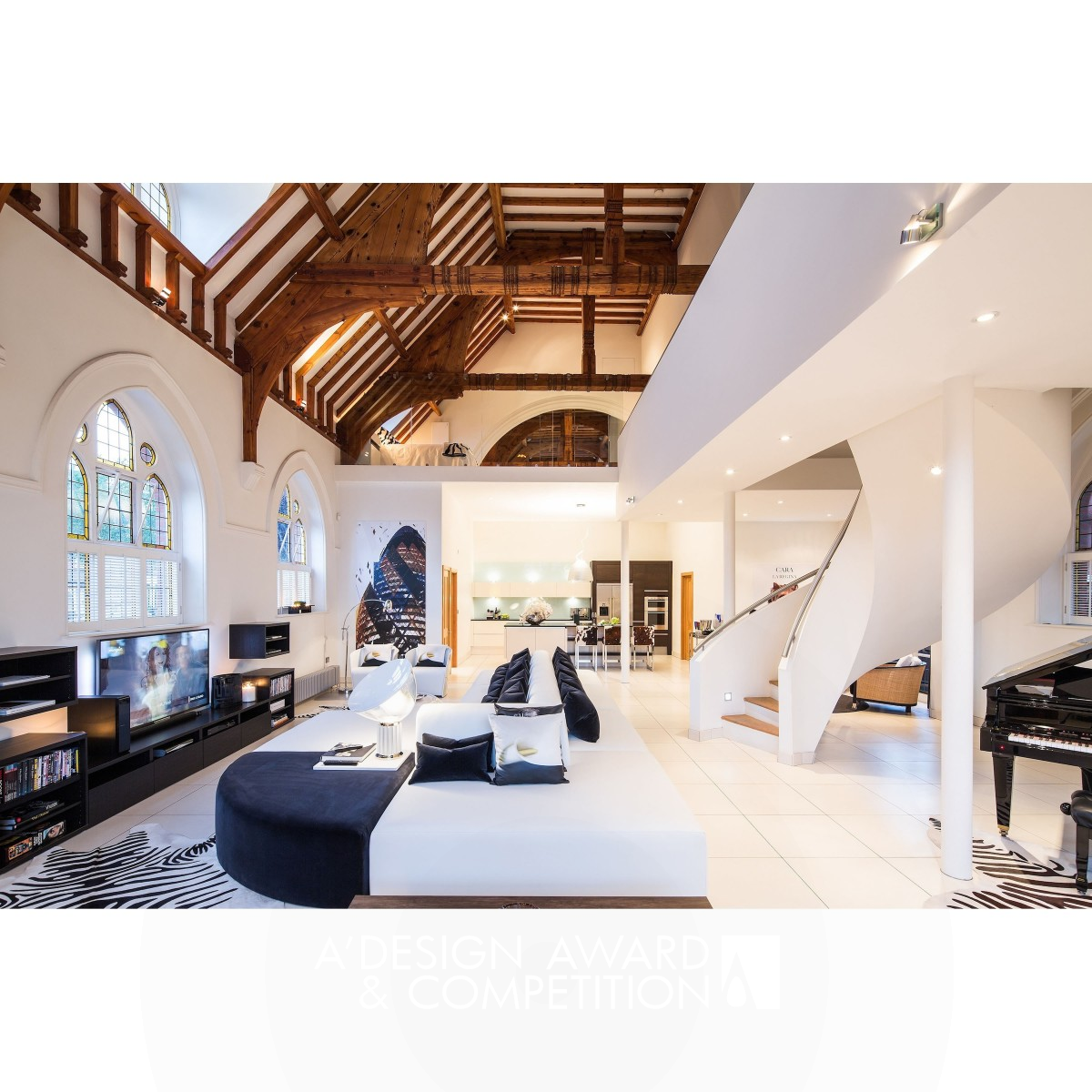 Church Conversion ID Residential House by Gianna Camilotti Golden Interior Space and Exhibition Design Award Winner 2015 