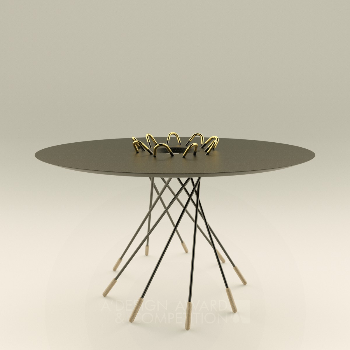 Black Widow Table by George Drakakis Bronze Furniture Design Award Winner 2015 