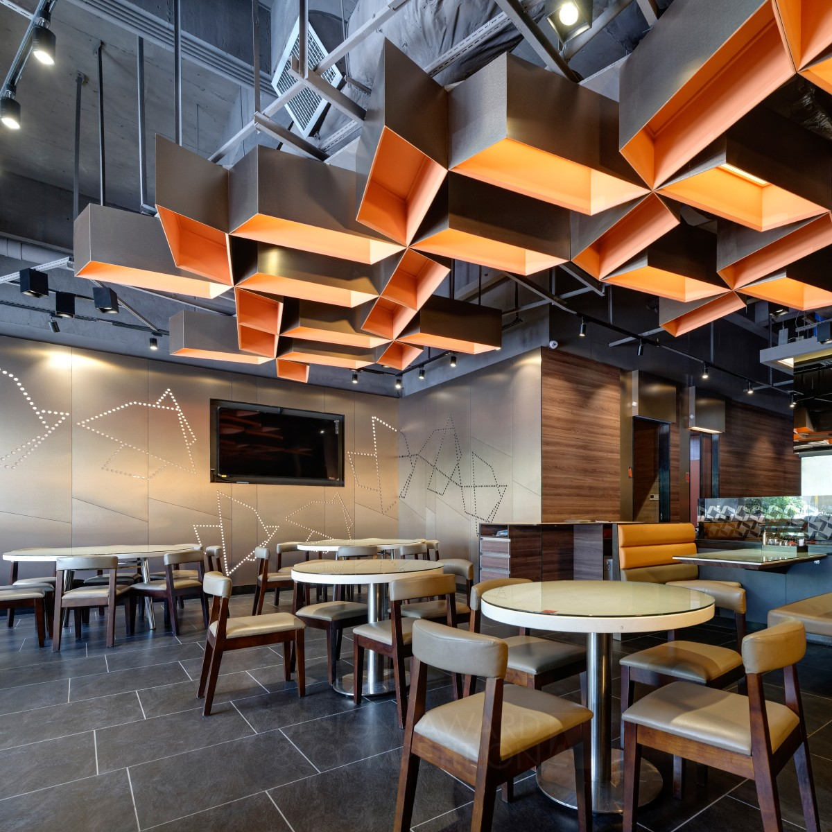 Hung Wan  Restaurant by Chi Ling Leung Bronze Interior Space and Exhibition Design Award Winner 2015 