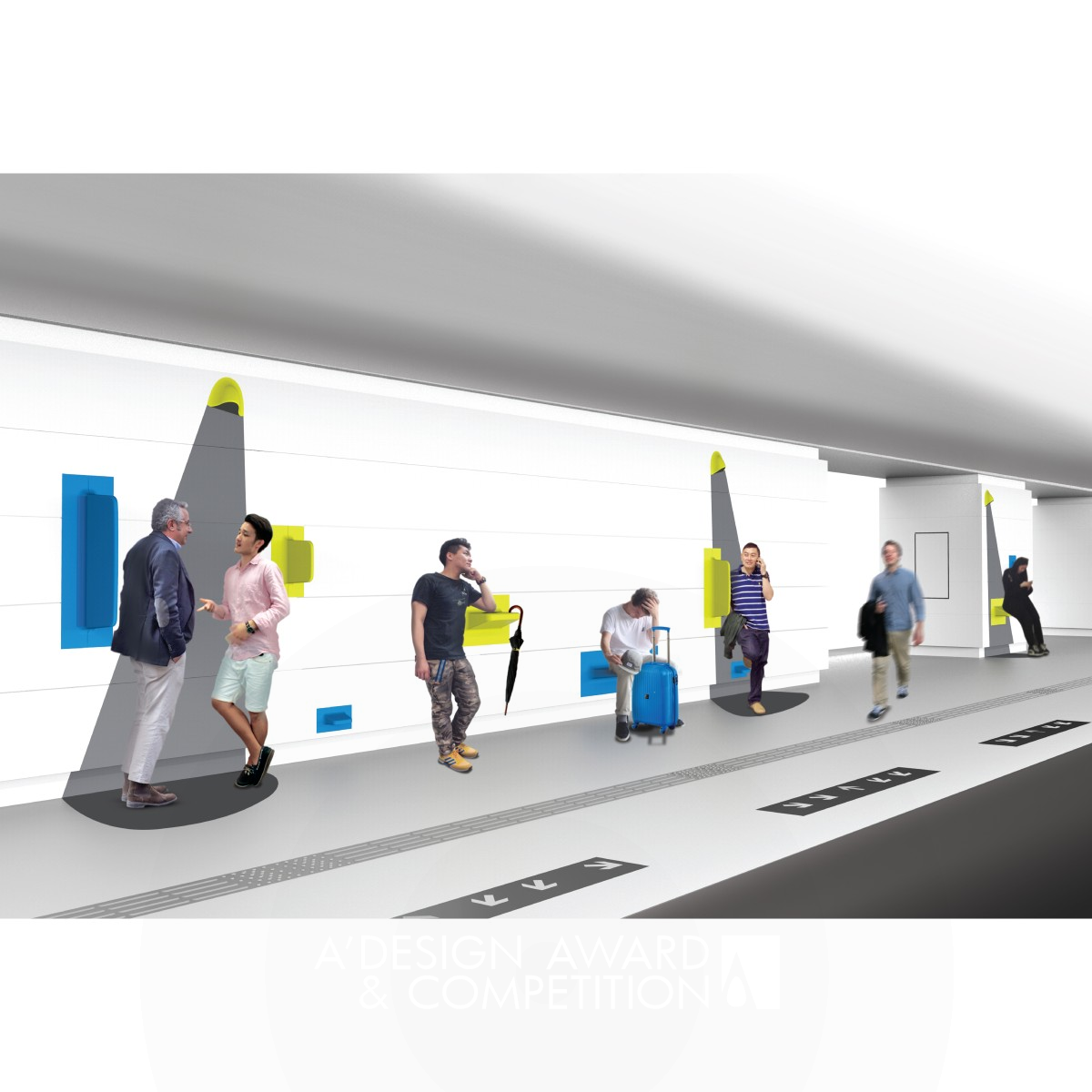 Stop & Go Commuter Fixtures by You Yin Ting Iron Street Furniture Design Award Winner 2015 