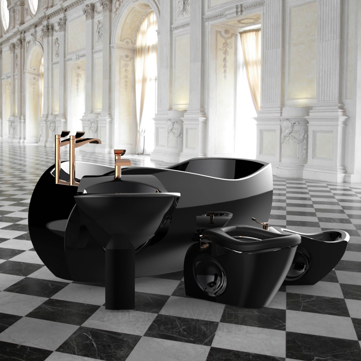 Oasis  Bathroom Sanitaryware by Kostas Metaxas Silver Bathroom Furniture and Sanitary Ware Design Award Winner 2015 