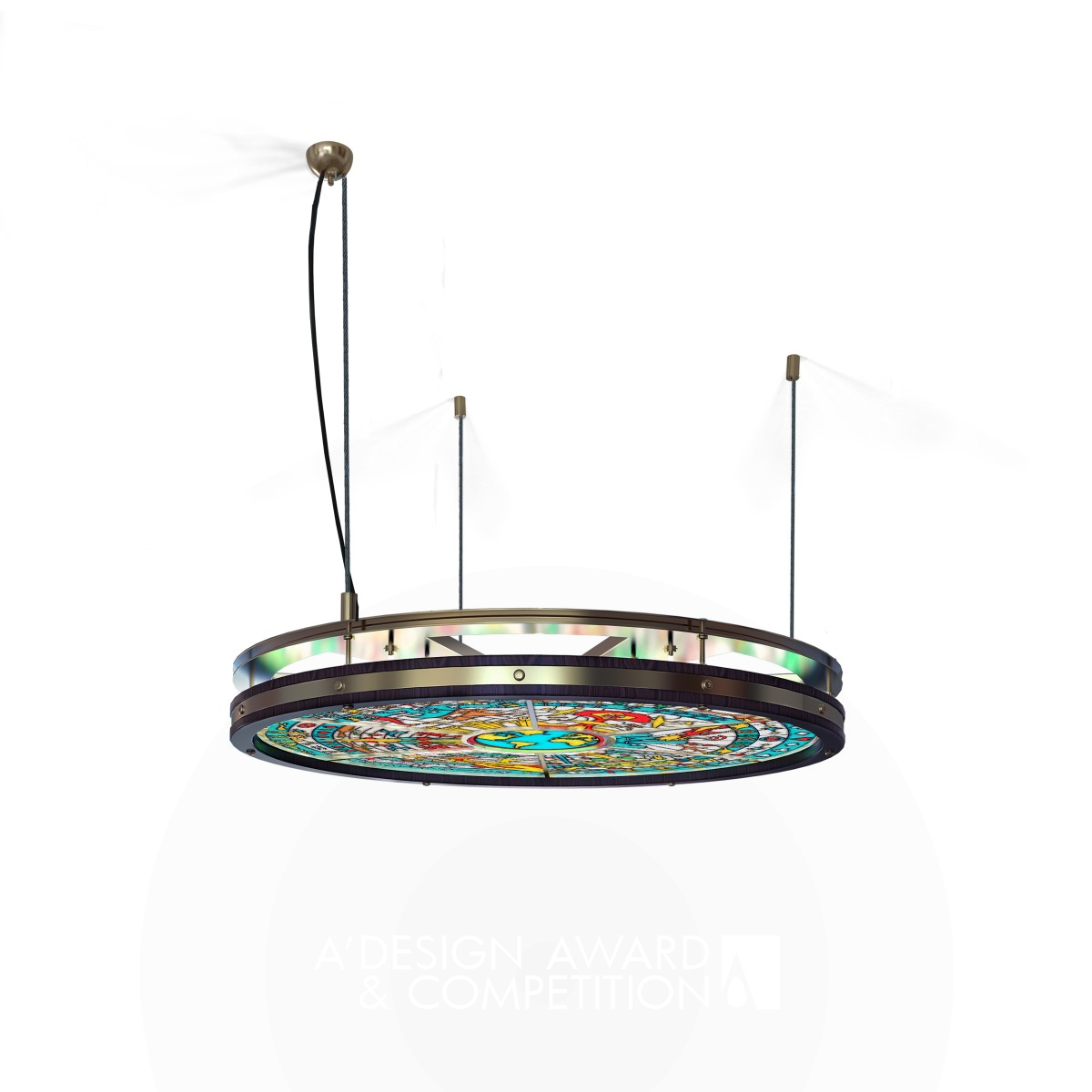 Chartres Ceiling Lamp by André Teoman Iron Lighting Products and Fixtures Design Award Winner 2015 