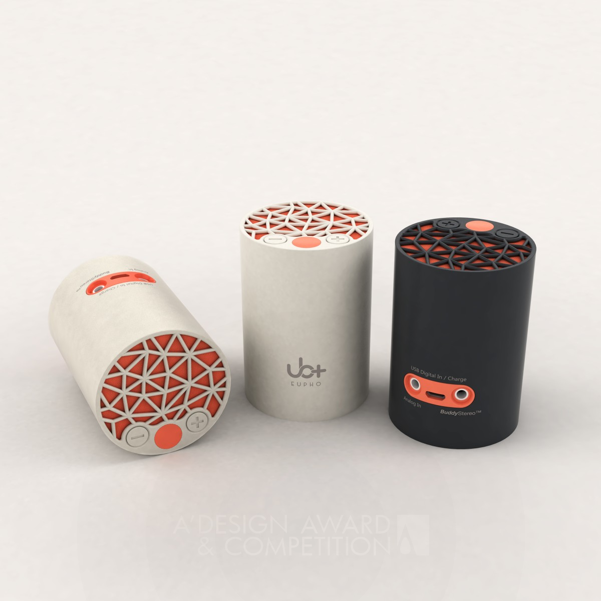 UB+ Eupho Portable Bluetooth Speaker by TGI Technology Pte Ltd Bronze Digital and Electronic Device Design Award Winner 2015 