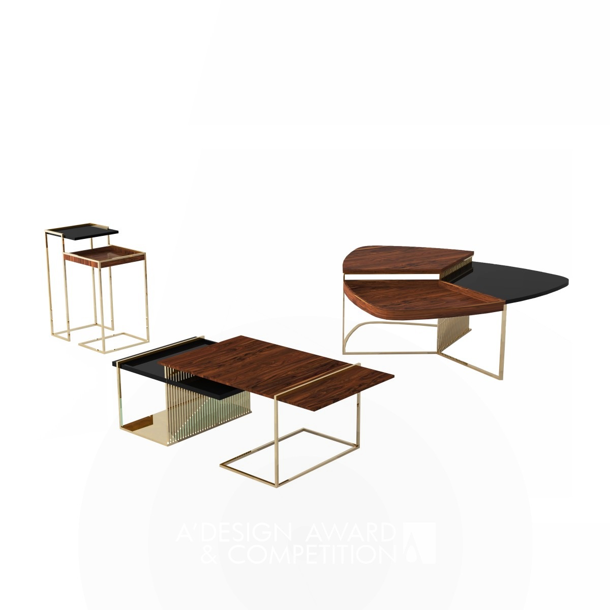 Gignit Coffee and side tables by Spaceroom Design Iron Furniture Design Award Winner 2015 