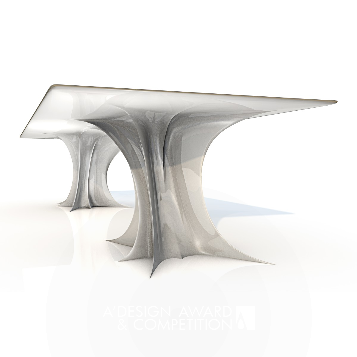 (bio)Plastic Morphologies Table by Marilu Valente Iron Furniture Design Award Winner 2015 