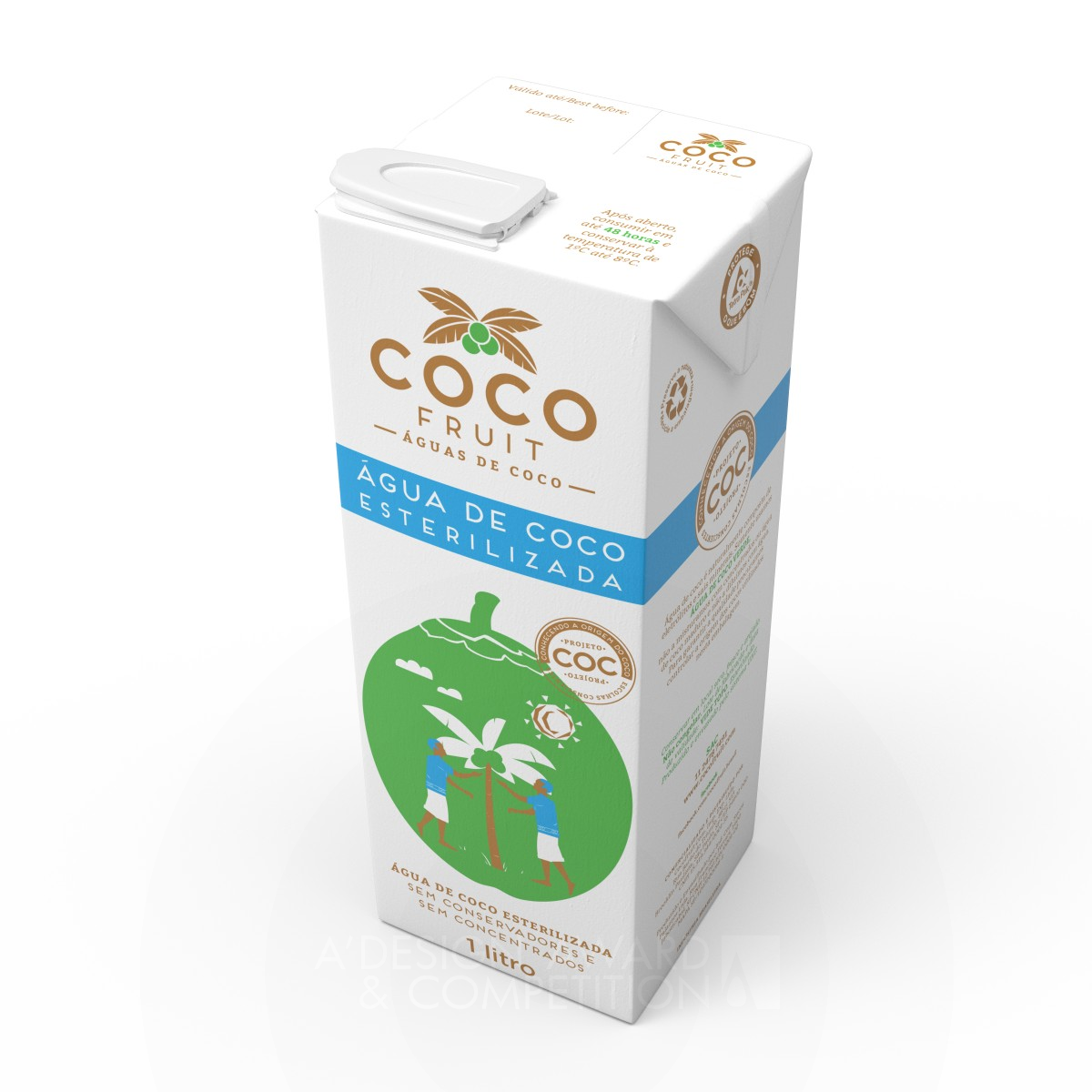 Coco Fruit Beverage Package by Taiam Ebert Iron Packaging Design Award Winner 2015 