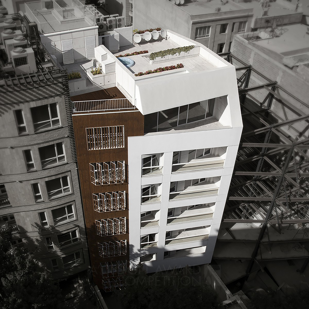 No.12 Residential Building by Niloofar Niksar Iron Architecture, Building and Structure Design Award Winner 2015 