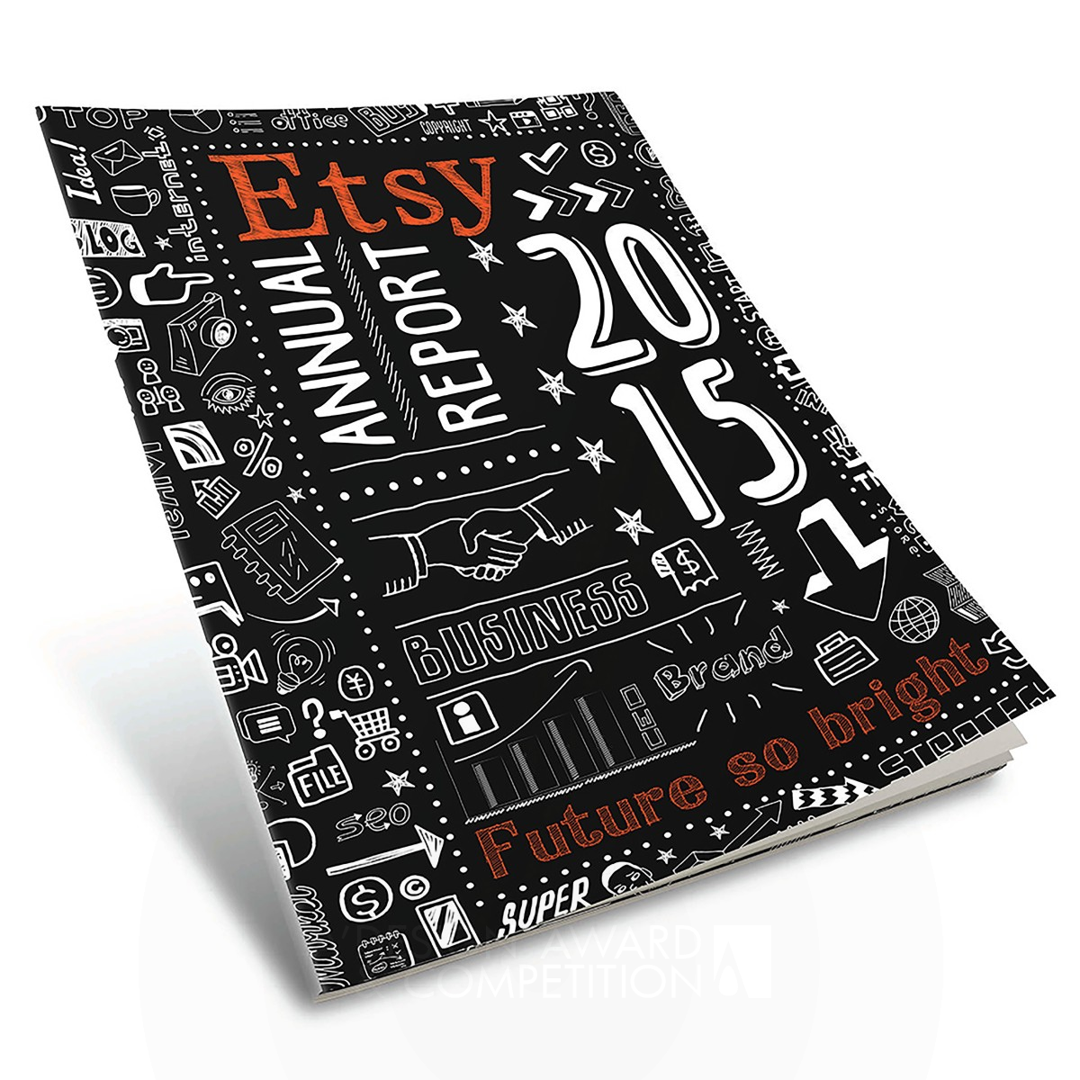 Etsy Annual Report Publication Design by Isidora Spajich Silver Graphics, Illustration and Visual Communication Design Award Winner 2015 