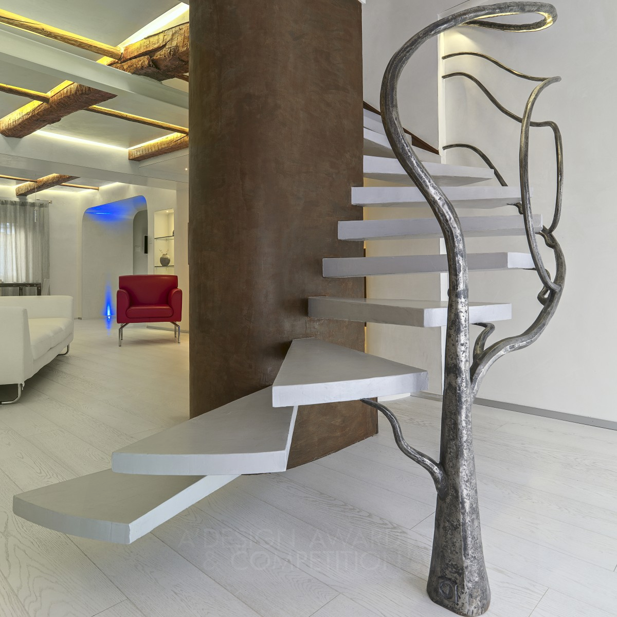 tower House Residential House by Alessandro Marchelli Iron Interior Space and Exhibition Design Award Winner 2015 