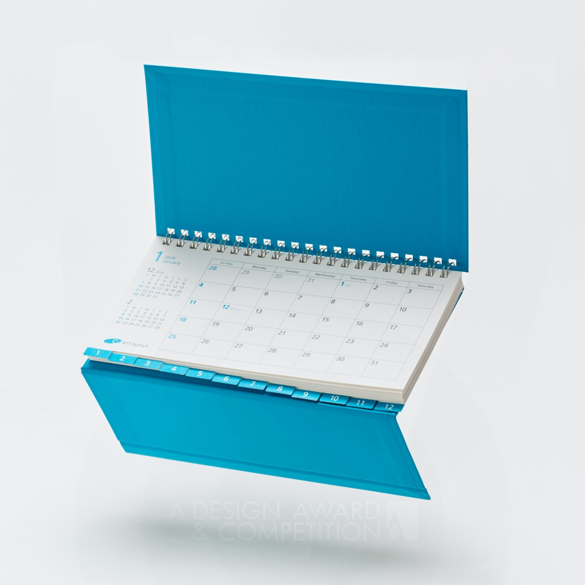 Multi-use Desk Calendar Calendar by Katsumi Tamura Bronze Graphics, Illustration and Visual Communication Design Award Winner 2015 