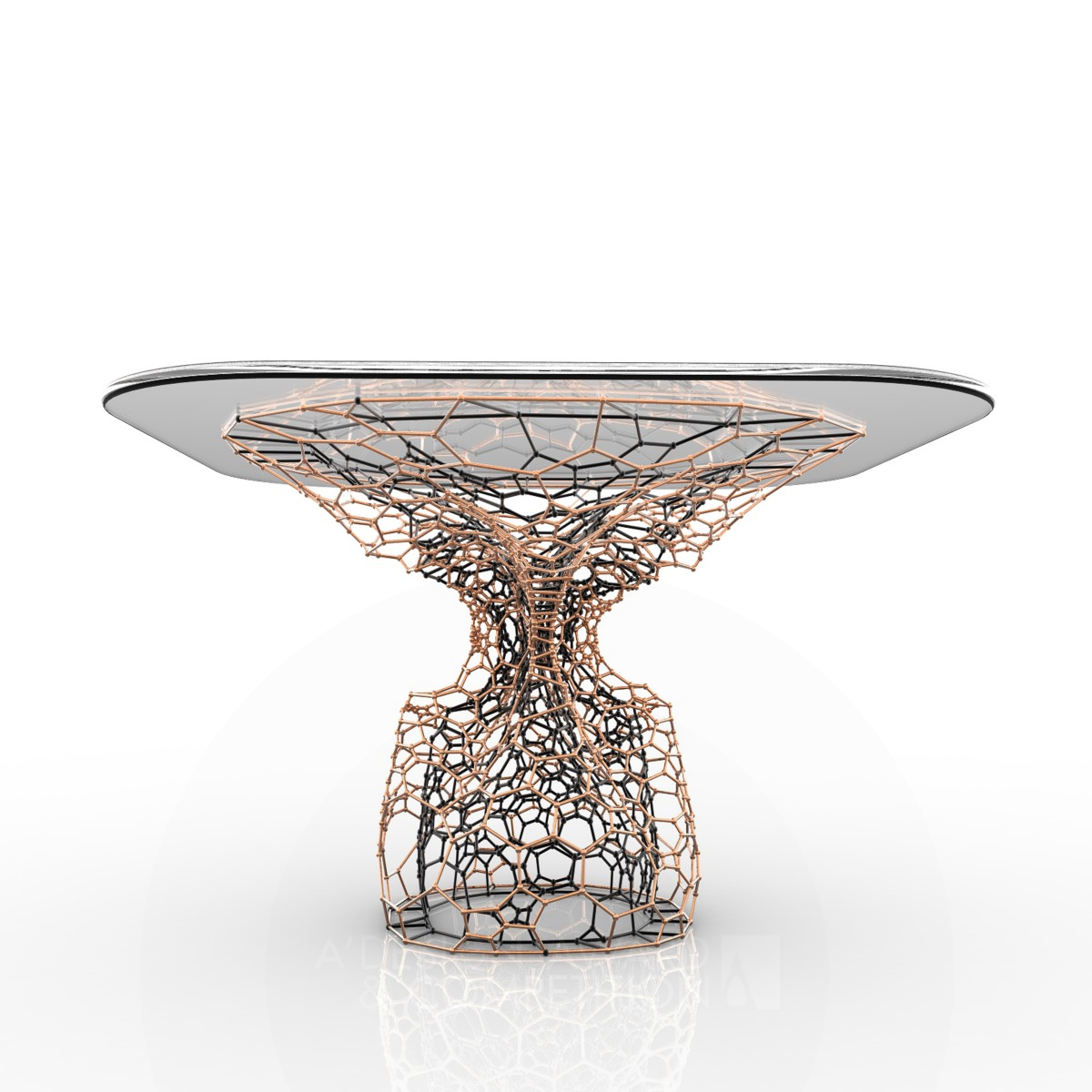 Cellular Table Coffee Table by Onur Ozkaya Silver 3D Printed Forms and Products Design Award Winner 2015 