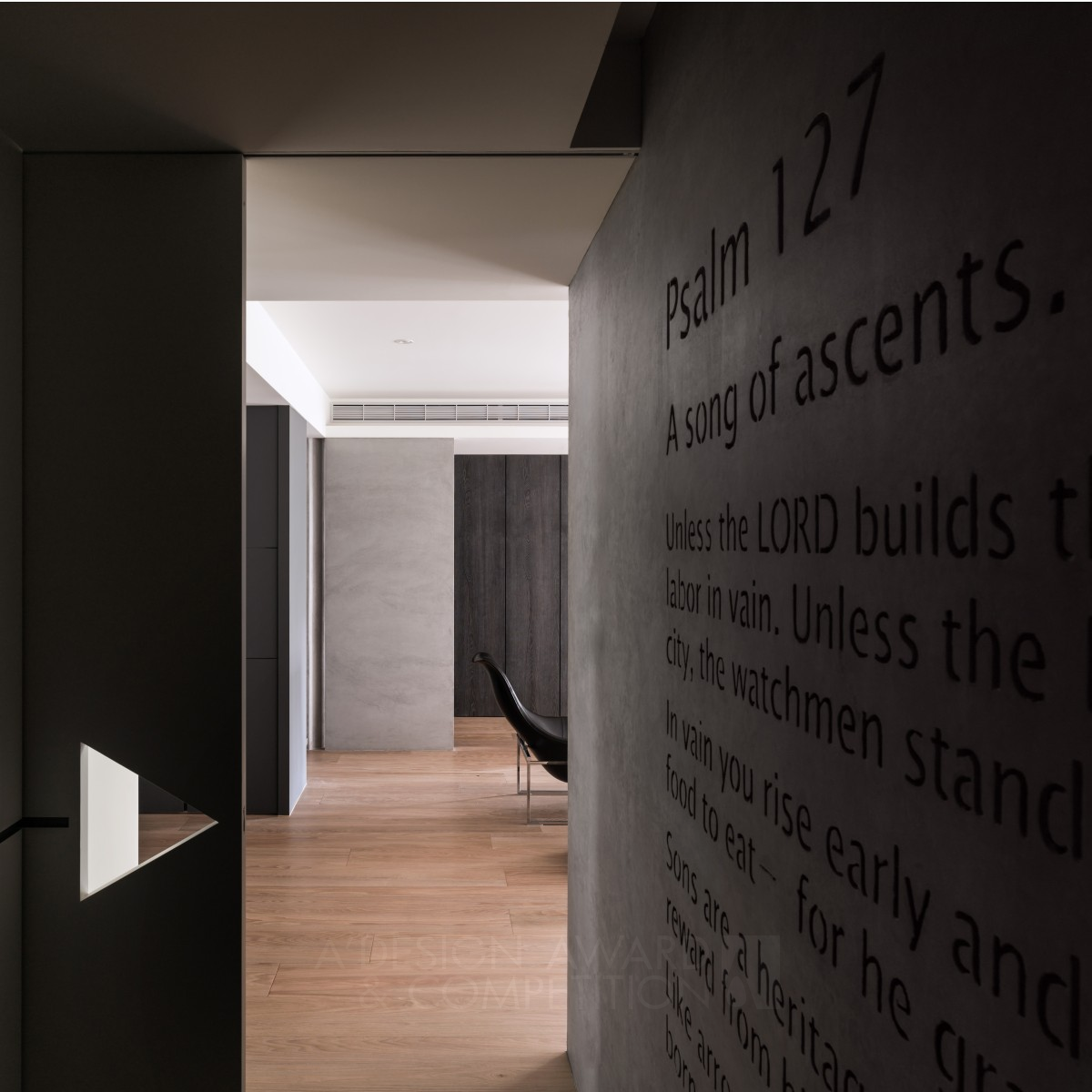 place where belief is  Residential House by Shin-Yuan Fang Golden Interior Space and Exhibition Design Award Winner 2015 