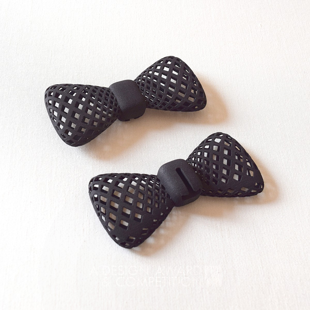 The BowTie Bow Tie by Kazunori Takeishi, Lim Shing Ee Silver 3D Printed Forms and Products Design Award Winner 2015 