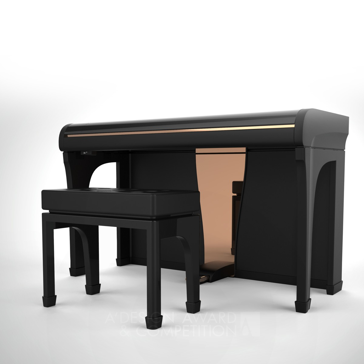 Crossway Electronic Educational Piano by Rumi Li Bronze Musical Instruments Design Award Winner 2015 