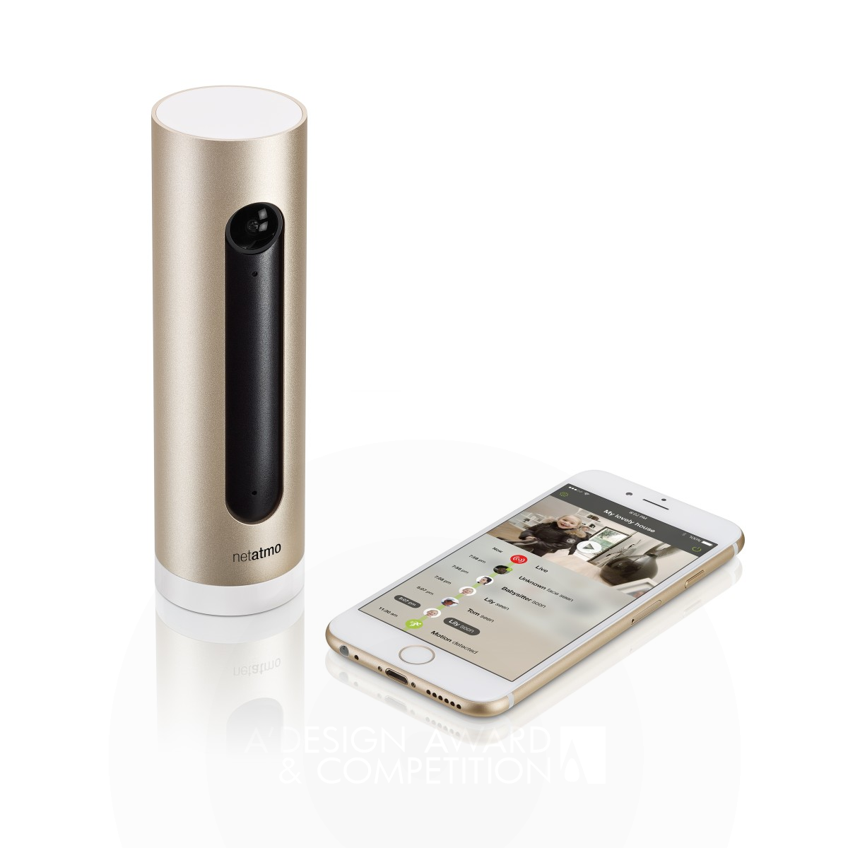 Netatmo Welcome Indoor Home Security Camera by Alexandre Moronnoz Platinum Home Appliances Design Award Winner 2015 