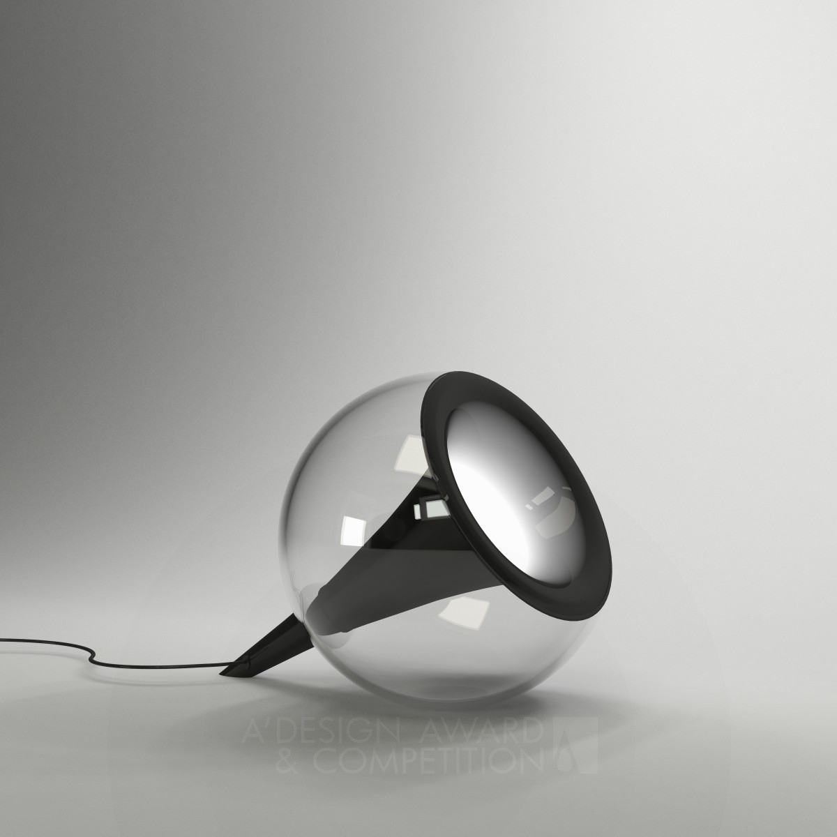 Black Hole Table Lamp by Tulin Atamer Karaagac Iron Lighting Products and Fixtures Design Award Winner 2015 